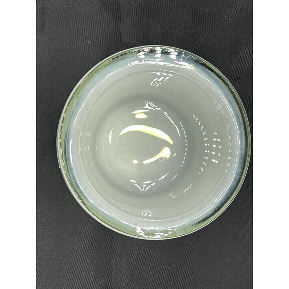 Eddie Bauer‎ Hand Made Romania Glass White Frost Candle Holder New - Picture 3 of 3